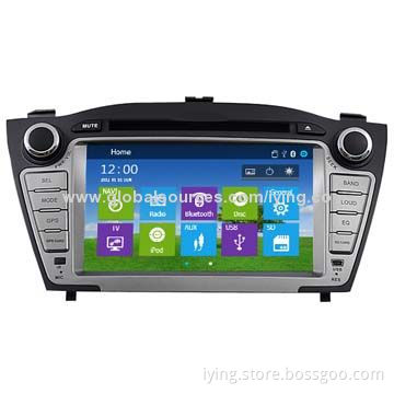 Auto GPS car DVD Hyundai IX35 with HD touch screen GPS BT iPod/iPhone TV function
